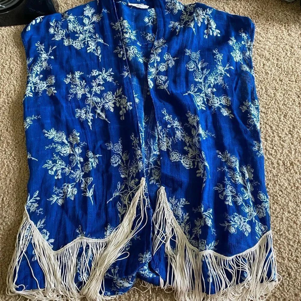WomensΒ MNGβFloralβCardiganβKimono